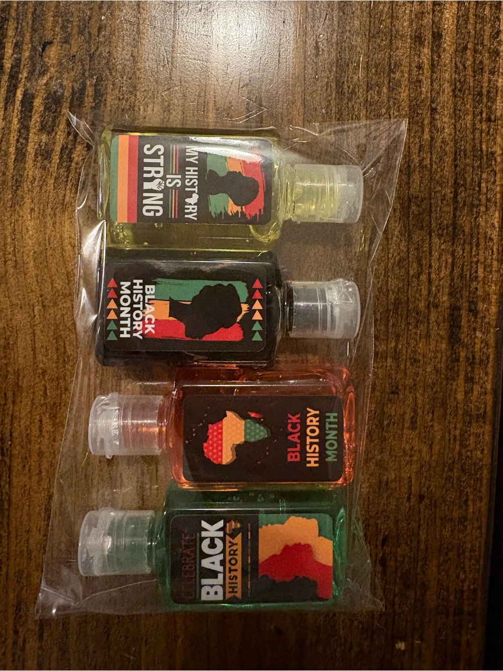 Black History Themed Hand Sanitizer